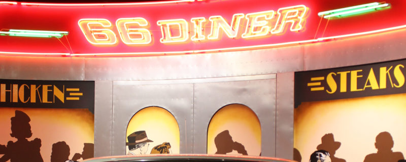 Diner sign in museum